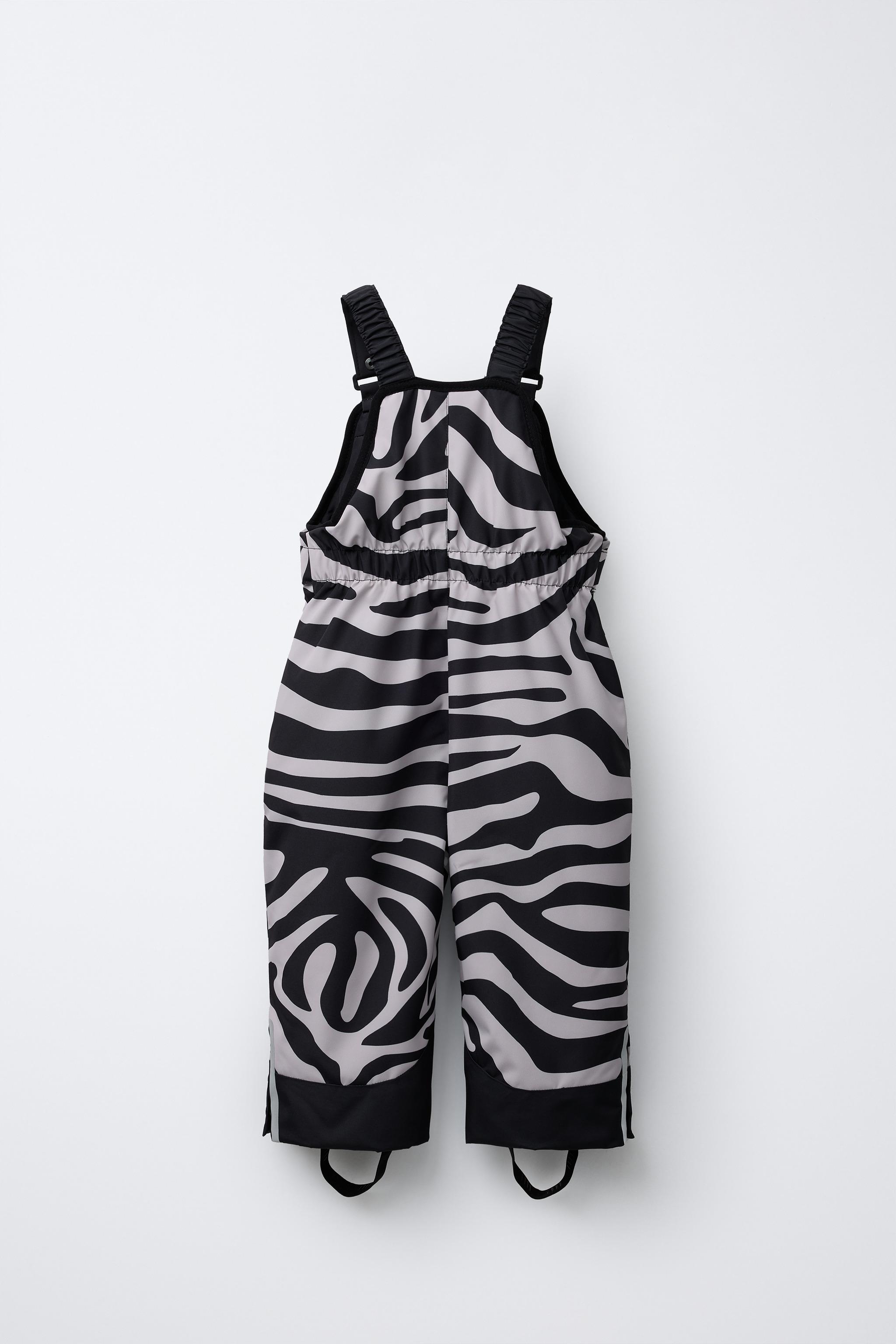 ZEBRA PRINT WATER RESISTANT AND WINDPROOF OVERALLS